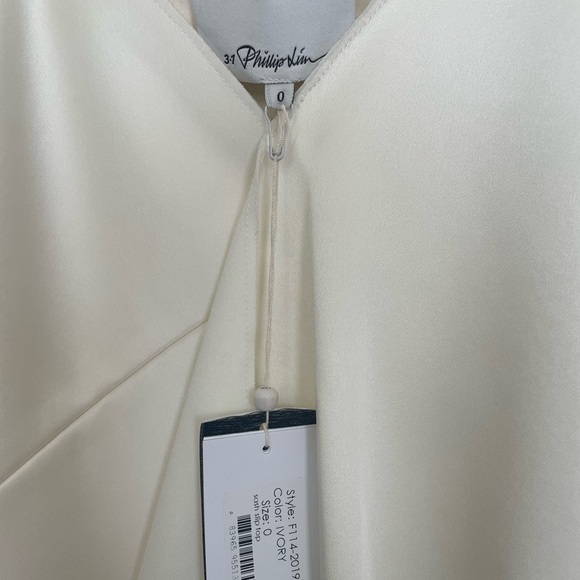 3.1 Phillip Lim Sash Slip satin cami top 0 - Picture 4 of 7